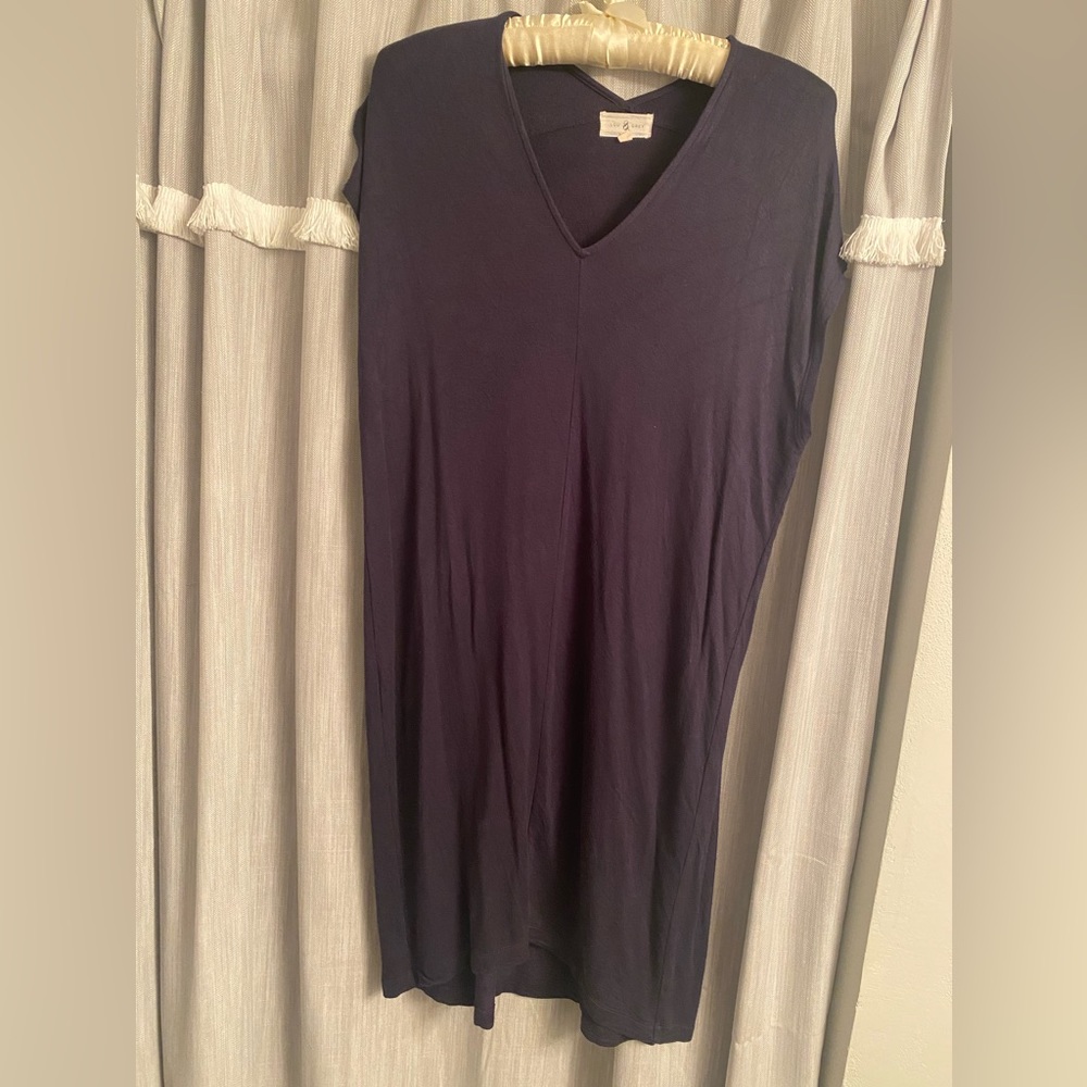 Lou & Grey Size Small Navy Shift Dress